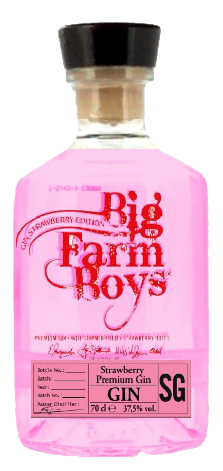 Gin - Big Farm Boys Strawberry Gin 70 cl. 37,5%